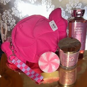 Bath and body works Twisted Peppermint bundle/set all NWT 4 items